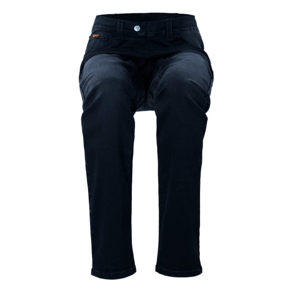 LUNA Damen Schlupf-Jeans in Dunkelblau aus Super Stretch Denim 5-Pocket-Style